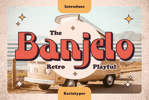 Banjelo Font for Retro-Style Web Design