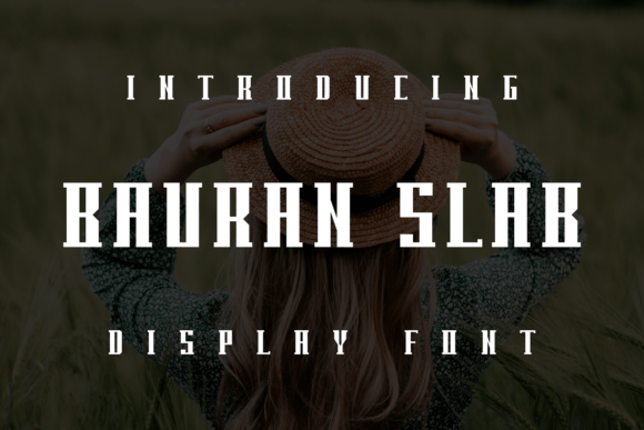 Bauran Slab Display Font for Web Design