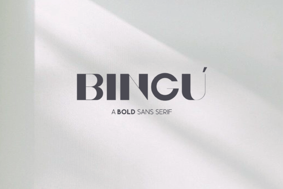 Bingu: A Display Font That Elevates Handmade Creations