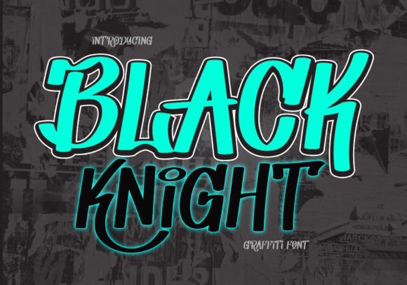 Black Knight Font for Bold Craft Creations