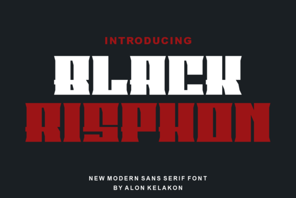 Black Risphon: A Bold Sans Serif Display Font for Modern Branding