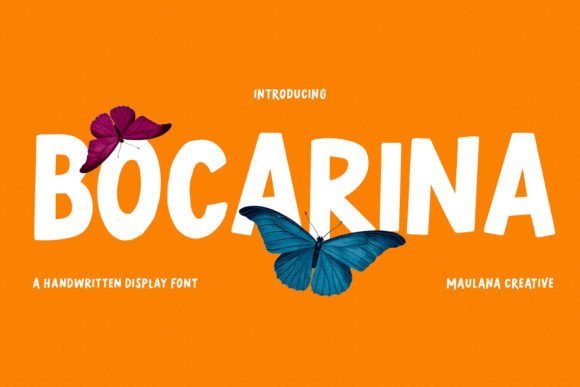 Bocarina: A Quirky Display Typeface for Modern Editorial Design