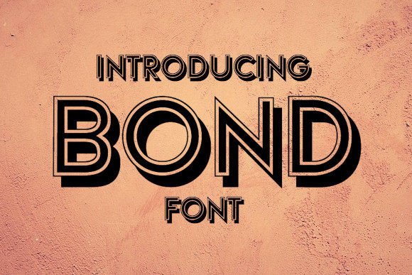 Bond: The Retro Display Font for Polished Branding