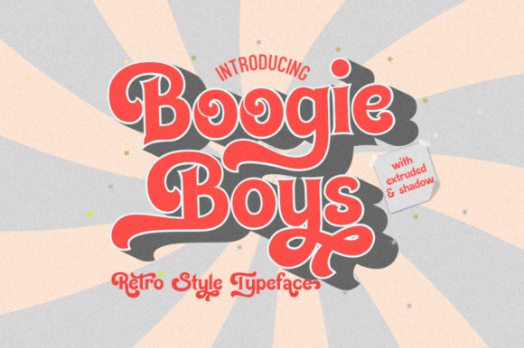 Boogie Boys: The Retro Display Font for Bold Business Branding