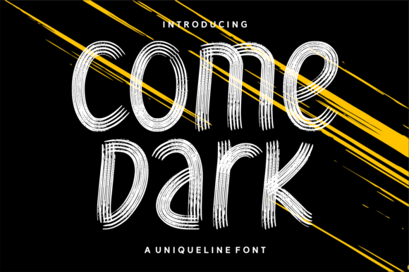 Bring Charm to Your Designs with Come Dark Font