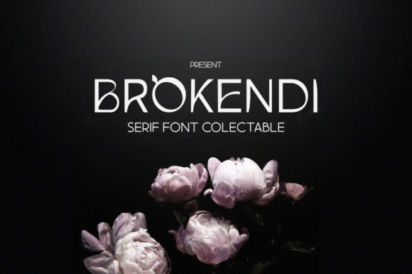 Brokendi: A Unique Display Font for Creative Branding Projects