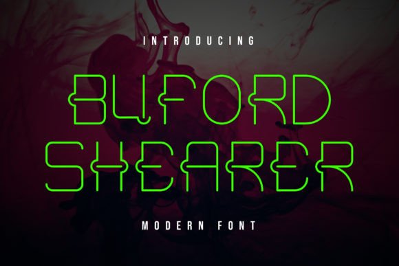 Buford Shearer: A Modern Display Font for Bold Branding