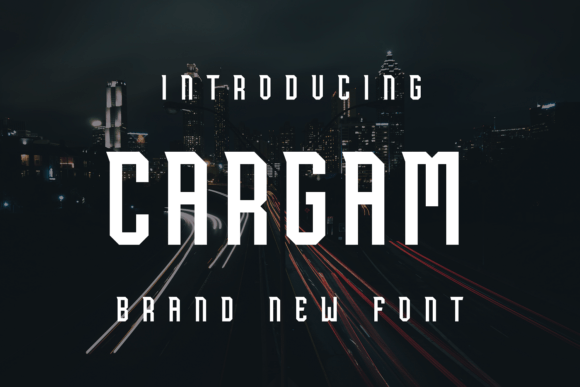 Cargam Display Font for Eye-Catching Branding