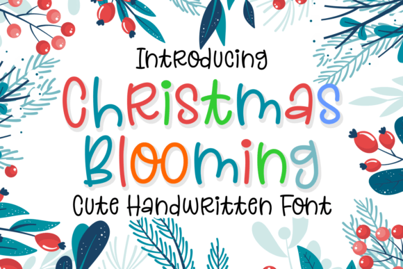 Christmas Blooming Font Review and Download Guide