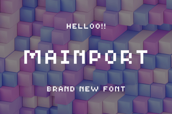 Discover the Unique Style of Mainport Font
