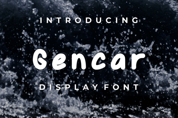 Gencar Font for Eye-Catching Campaign Designs