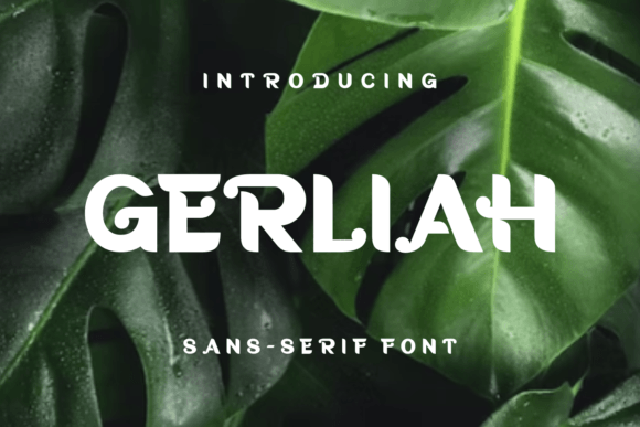 Gerliah: A Cool and Unique Display Font for Creative Projects