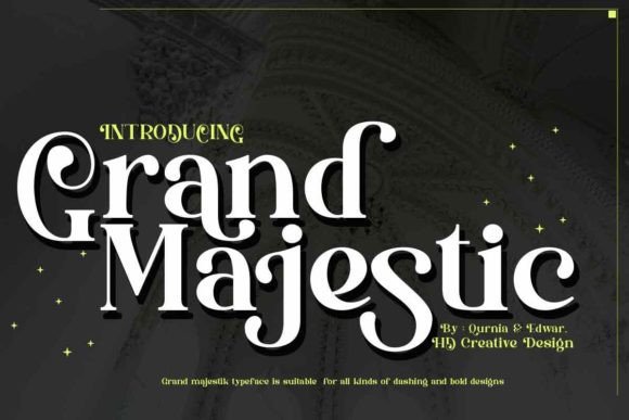 Grand Majestic Font for Bold Digital Branding