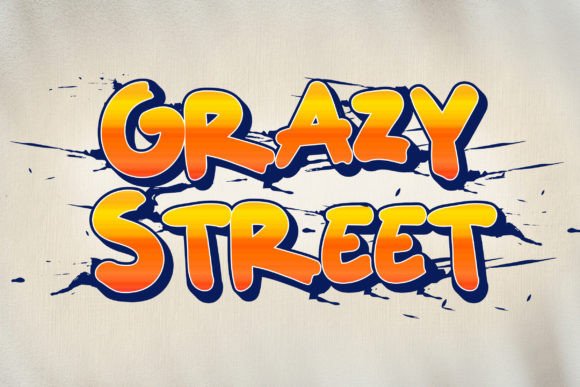 Grazy Street: A Display Font with Street Art Vibe