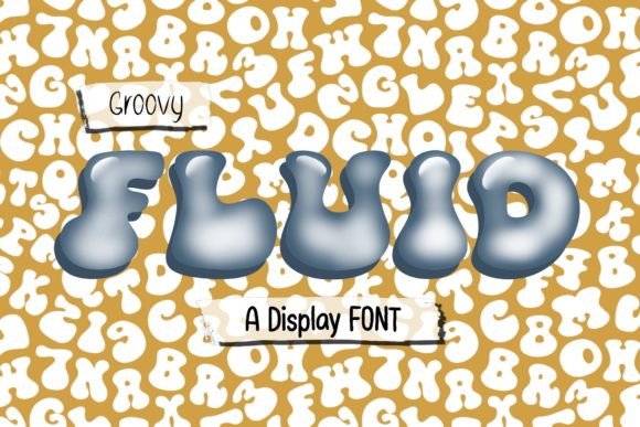 Groovy Fluid: The Exuberant Display Typeface for Cheerful Editorial Design