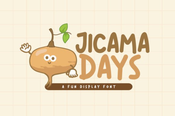 Jicama Days: The Playful Display Typeface for Modern Campaigns