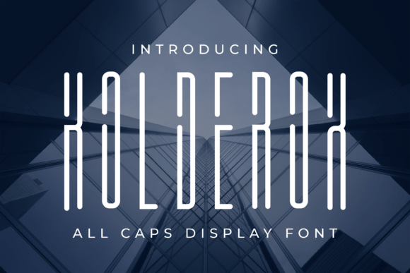Kalderox: A Unique Display Font for Web Design