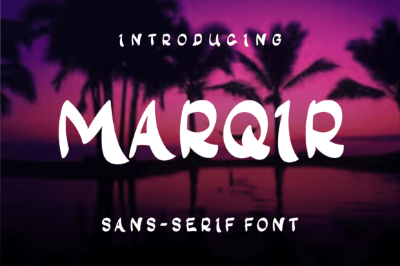 Marqir: A Cool Display Font for Small Business Branding