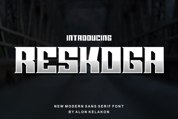 Reskoga: A Bold Display Font for Standout Branding