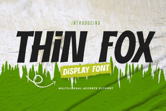 Thin Fox: A Display Font for Editorial and Brand Design