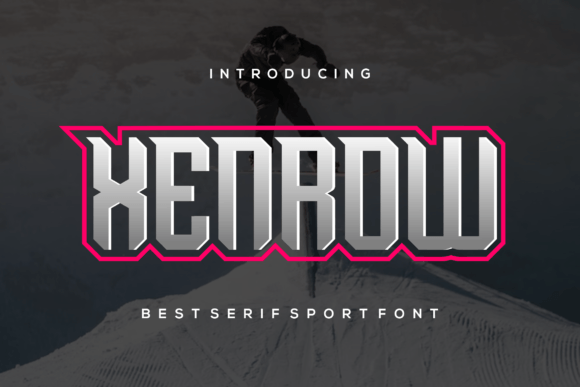 Xenrow: The Modern Display Font for Bold Brand Identity